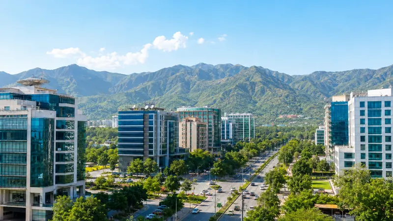 Islamabad and the Margalla Hills